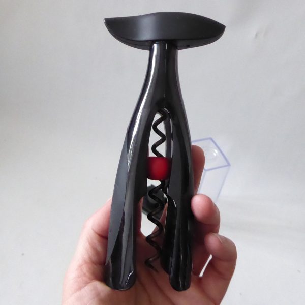 Screwpull Le Creuset Activ-Ball GS-200 corkscrew, black and red, stand & case - Image 5