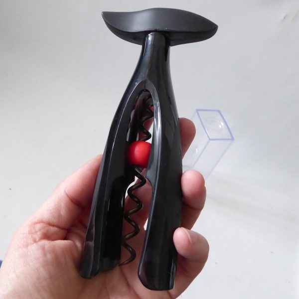 Screwpull Le Creuset Activ-Ball GS-200 corkscrew, black and red, stand & case - Image 6