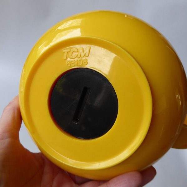 TCM bright yellow stylish vacuum thermal flask jug, 400ml hot cold drinks #65108 - Image 11