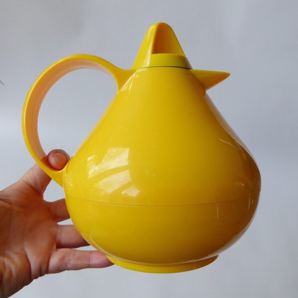TCM bright yellow stylish vacuum thermal flask jug, 400ml hot cold drinks #65108 - Image 13