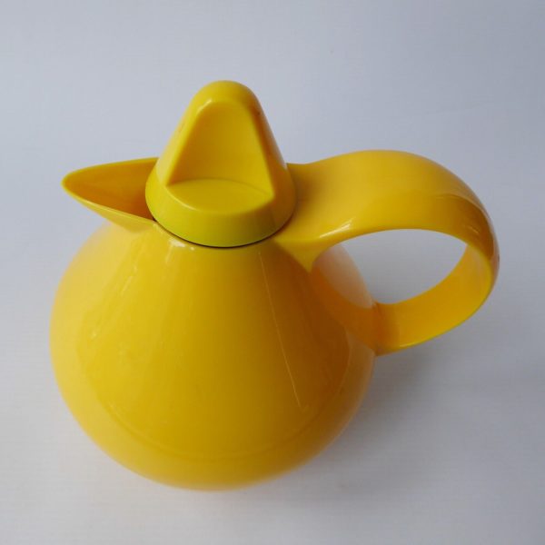 TCM bright yellow stylish vacuum thermal flask jug, 400ml hot cold drinks #65108 - Image 5