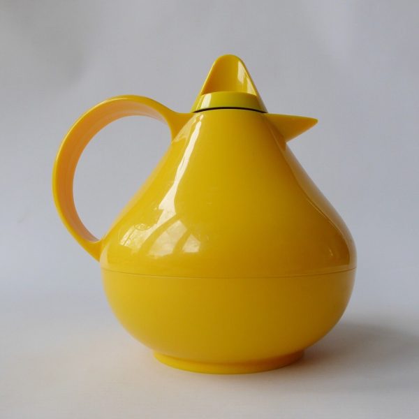 TCM bright yellow stylish vacuum thermal flask jug, 400ml hot cold drinks #65108 - Image 6