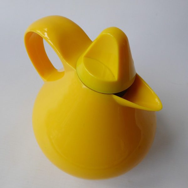 TCM bright yellow stylish vacuum thermal flask jug, 400ml hot cold drinks #65108 - Image 7