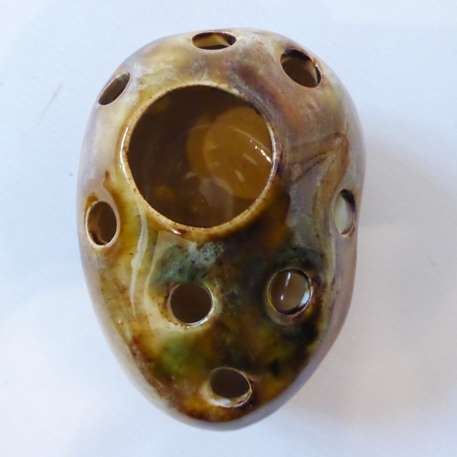 Tremaen style studio pottery pebble stone vase, vintage retro 1970s Cornish posy - Image 5