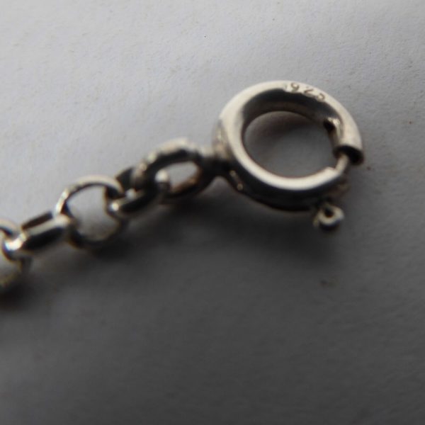 Vintage Danish sterling 925 silver pendant necklace brutalist modernist reindeer - Image 15