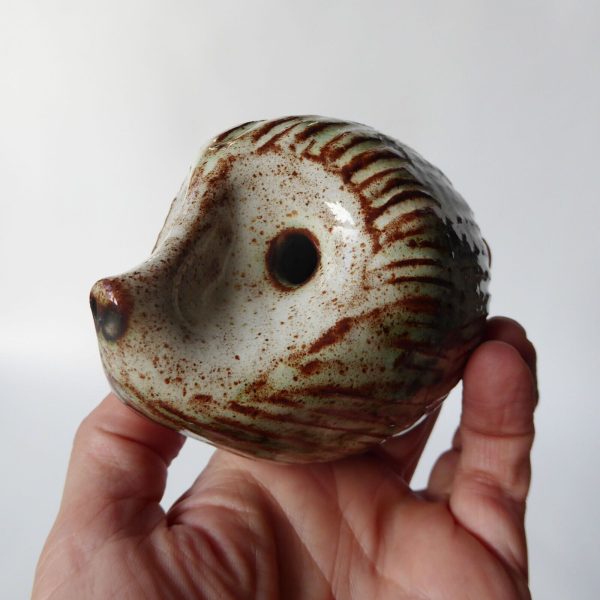 Vintage Prima Pottery PP hedgehog money box. Marcus Marc Goldberger Folkestone - Image 3