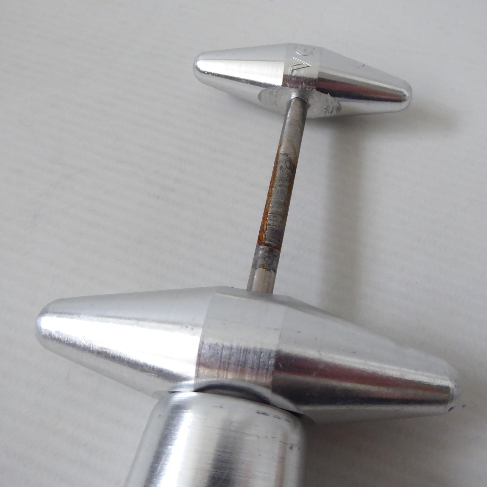 Vintage modernist aluminium Valezina butterfly corkscrew bottle opener 1960s/70s - Image 5