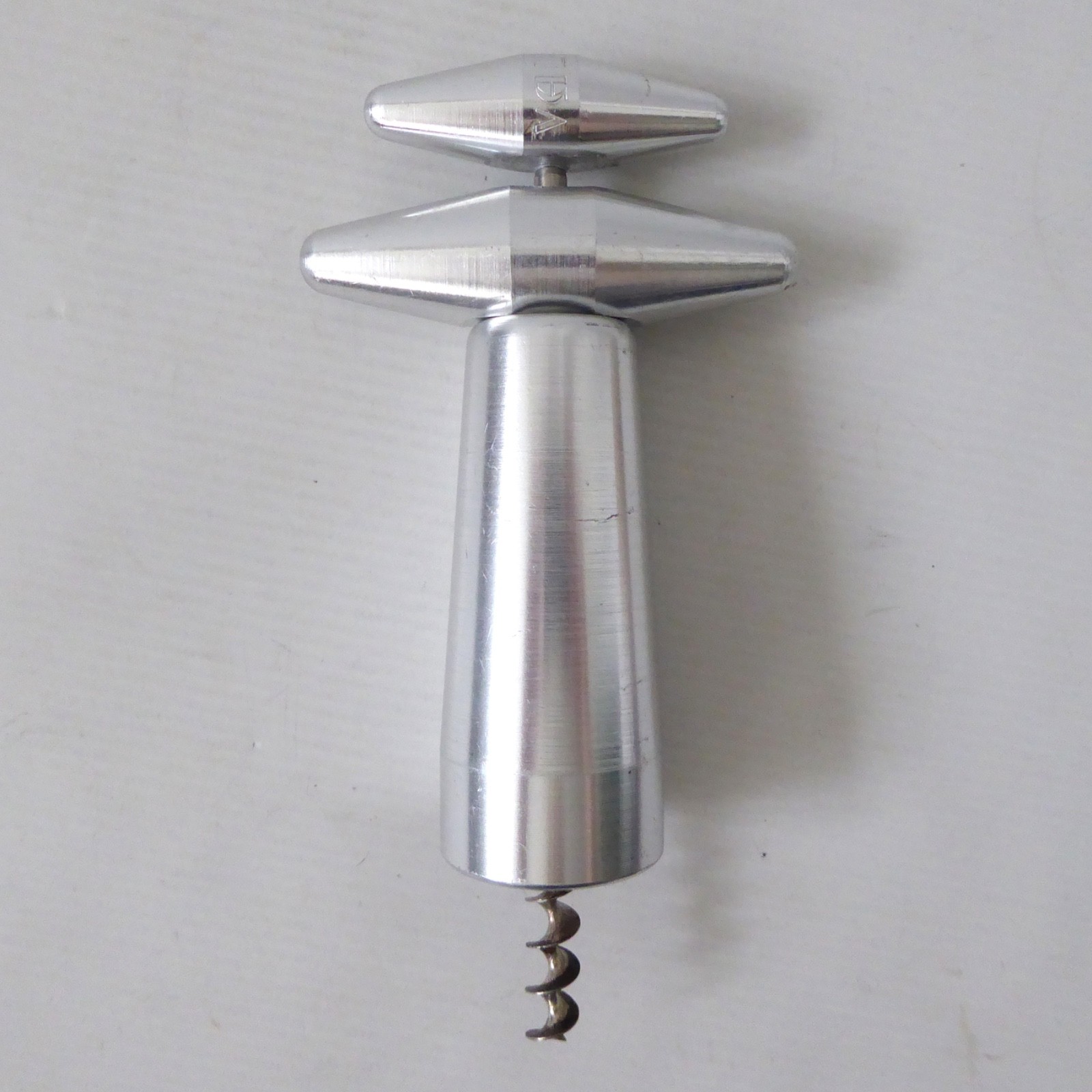 Vintage modernist aluminium Valezina butterfly corkscrew bottle opener 1960s/70s