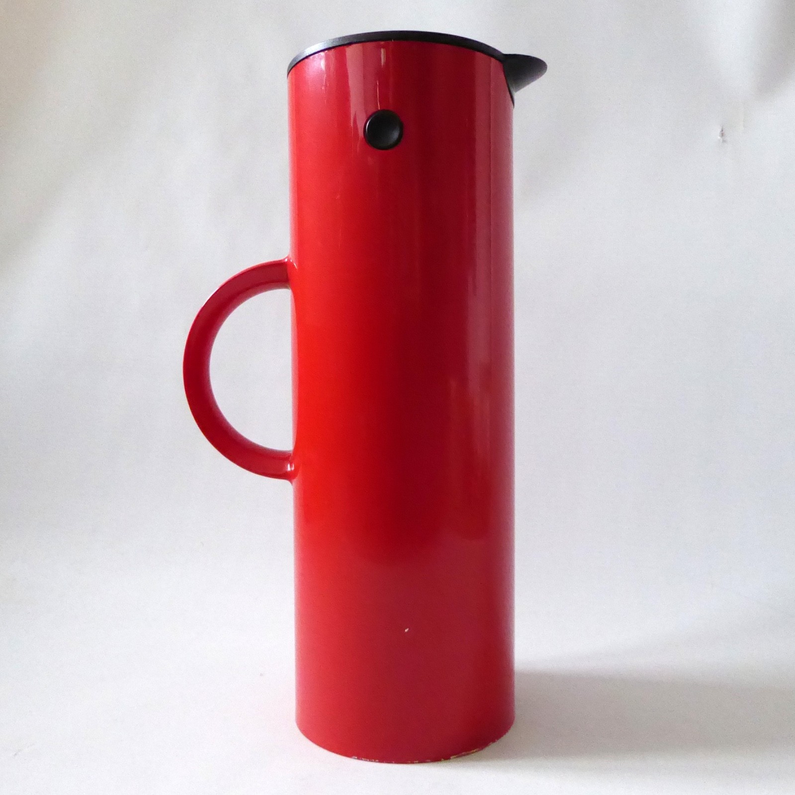 Vintage retro red Stelton EM77 Erik Magnussen vacuum jug coffee flask, Denmark - Image 3