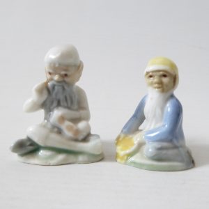 Wade Whimsies Ireland Lucky Fairy Folk, The Tailor & crock, leprechaun elf gnome
