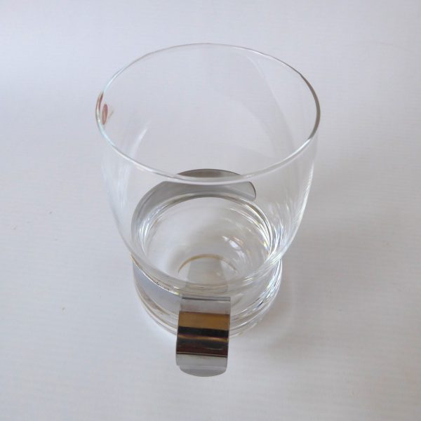iittala Paula vintage tall coffee latte tea mug glass cup. Jorma Vennola Finland - Image 5