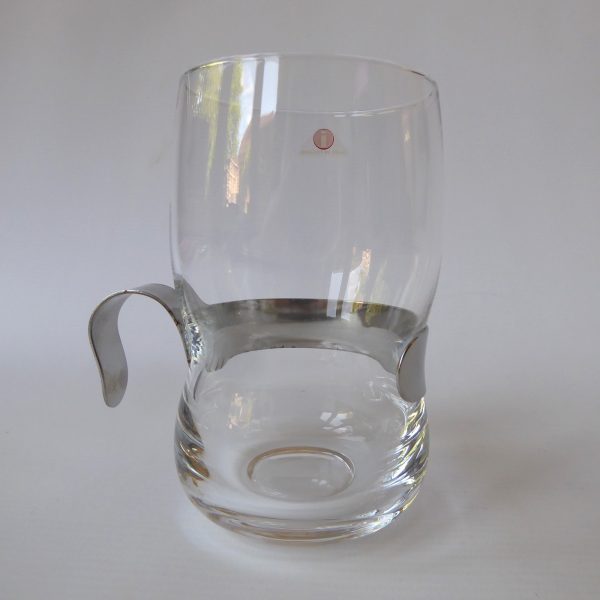 iittala Paula vintage tall coffee latte tea mug glass cup. Jorma Vennola Finland - Image 6