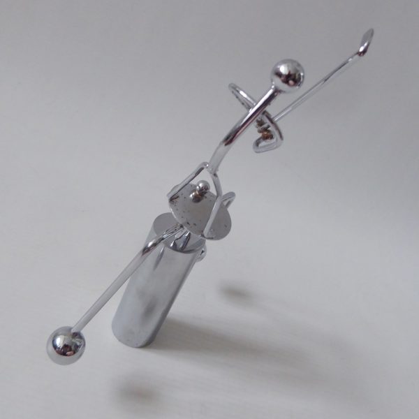 1980s golfer steel balance rocking desk accessory vintage executive toy figurine - Image 12