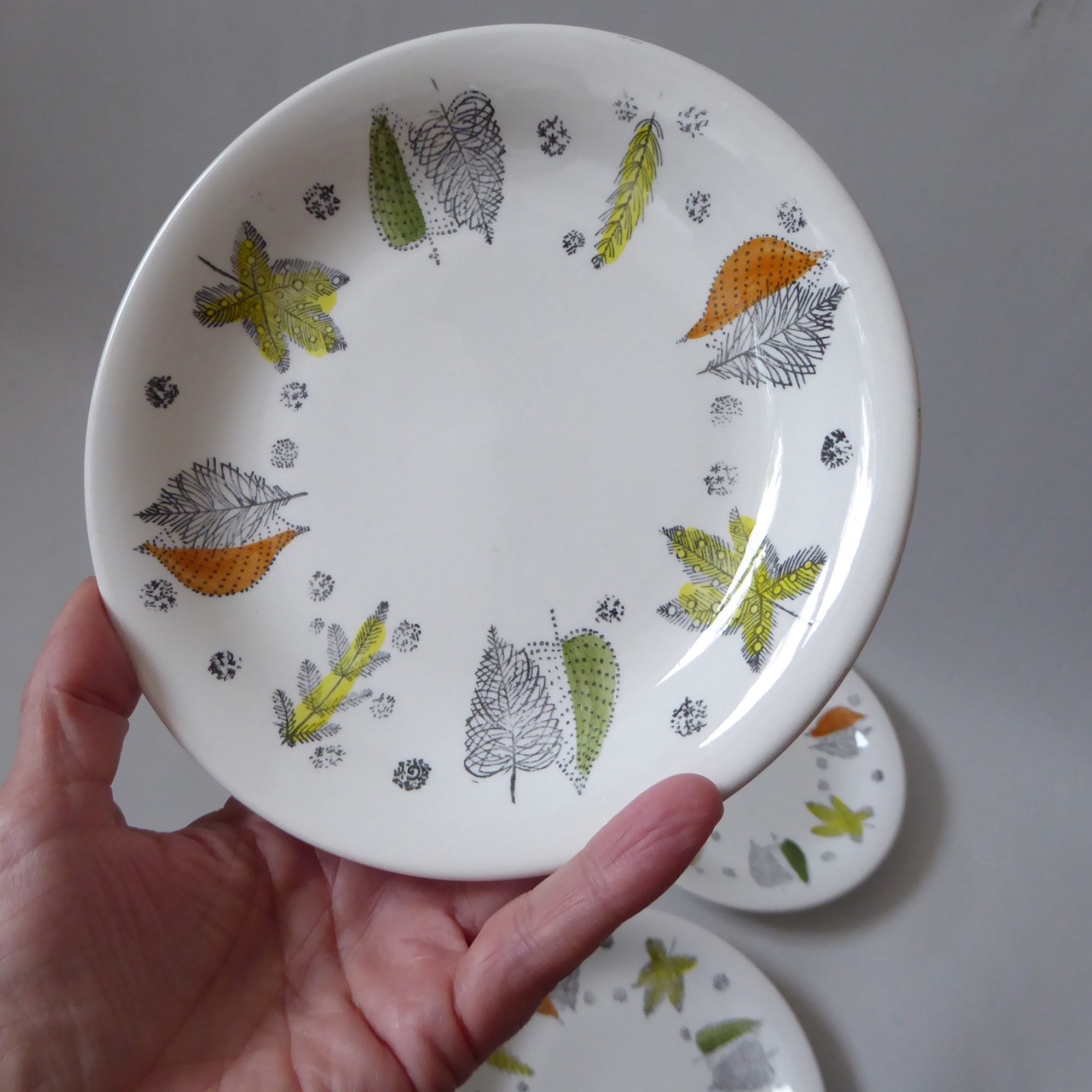 4 Kathie Winkle Palma Nova 6.5" side plates Broadhurst vintage ceramic ironstone - Image 10