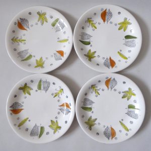 4 Kathie Winkle Palma Nova 6.5" side plates Broadhurst vintage ceramic ironstone