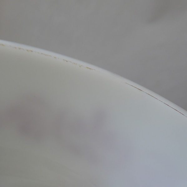 60s vintage Pyrex JAJ Red Scroll easy-grip round casserole dish bowl, 3 pint 510 - Image 12
