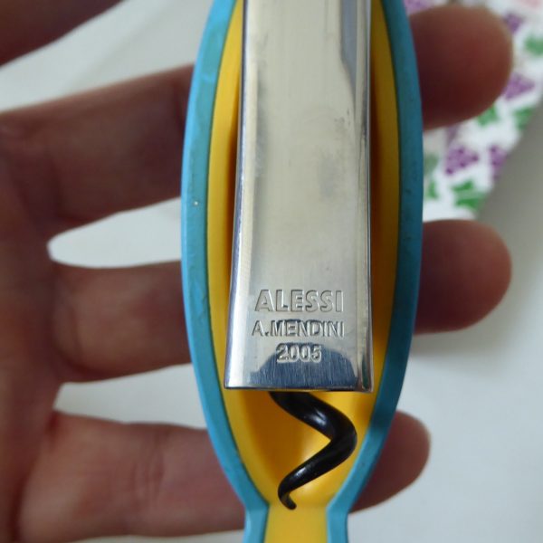 Alessi Parrot sommelier corkscrew, A. Mendini 2005. Blue yellow boxed. Barware - Image 10