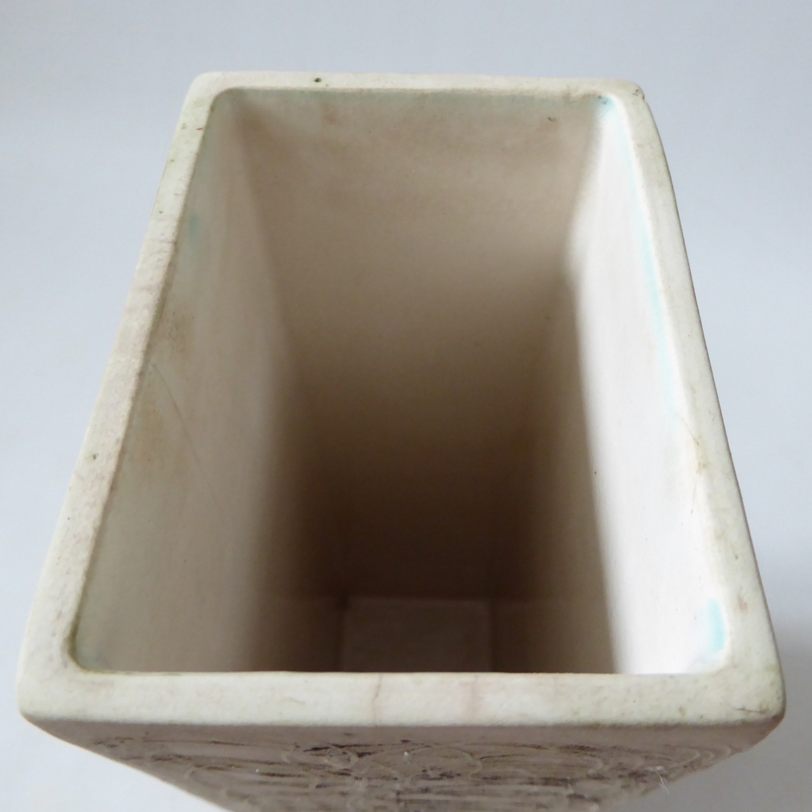 Carn Pottery rectangular tall block vase, John Beusmans #37. 1970s vintage retro - Image 17