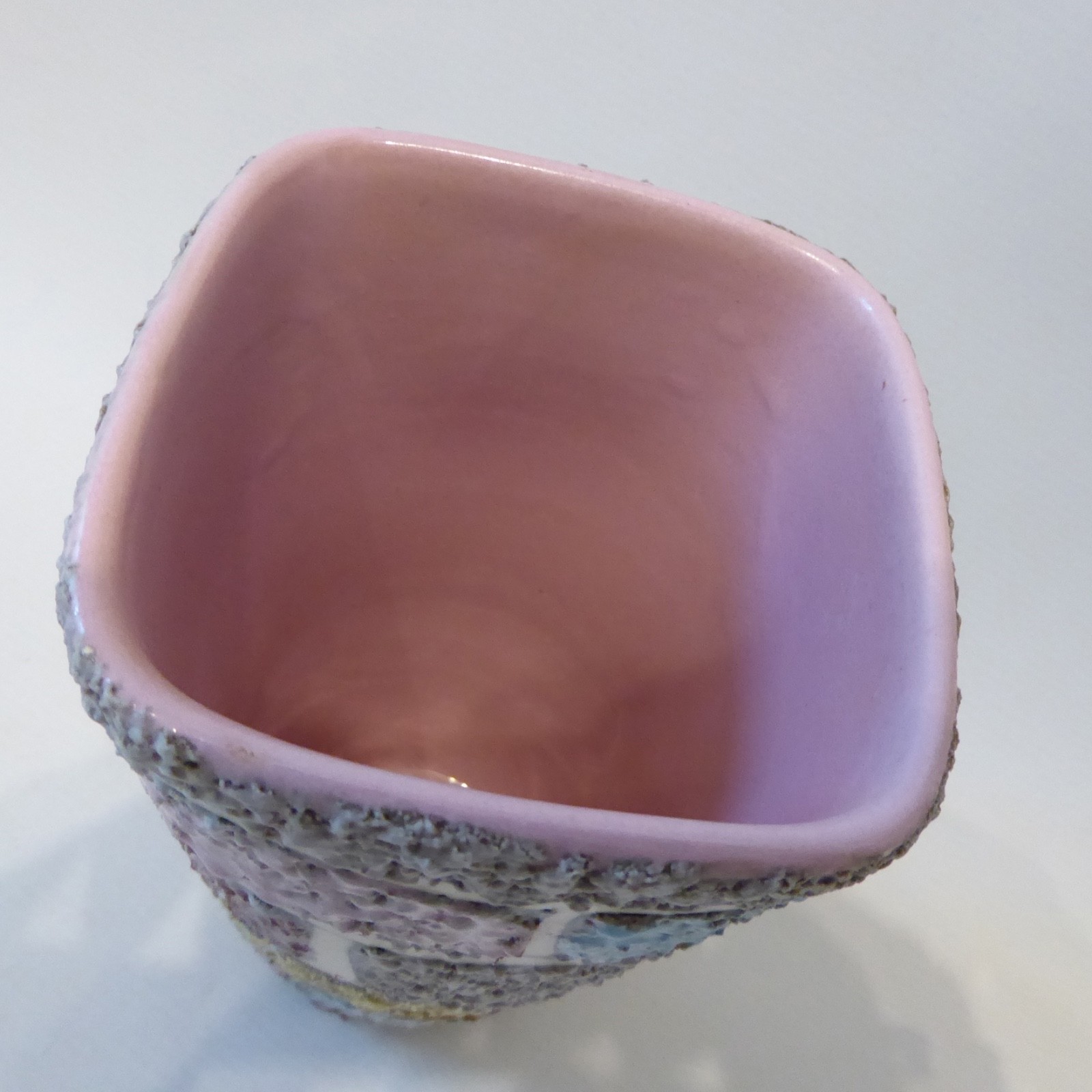 Fratelli Fanciullacci 1960s Italian pottery brick vase, Mid century modern, 5393 - Image 12