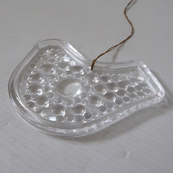 Hadeland Norway art glass bird, sun catcher, Christmas decoration hanging figure - Image 4