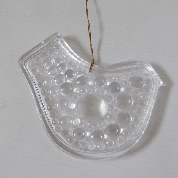 Hadeland Norway art glass bird, sun catcher, Christmas decoration hanging figure - Image 5