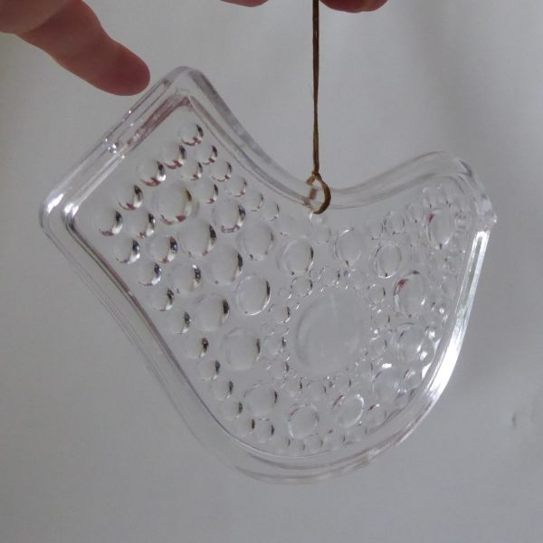Hadeland Norway art glass bird, sun catcher, Christmas decoration hanging figure - Image 6