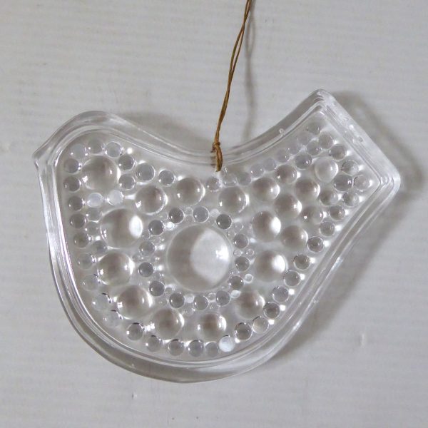 Hadeland Norway art glass bird, sun catcher, Christmas decoration hanging figure