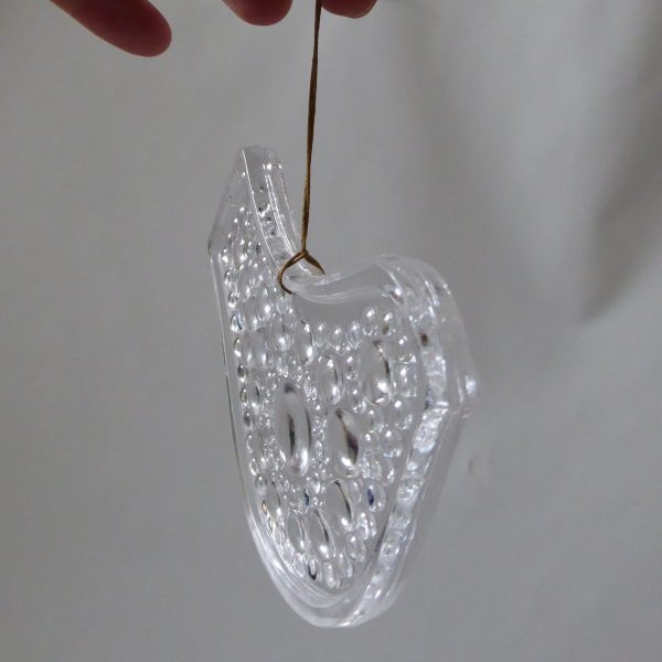Hadeland Norway art glass bird, sun catcher, Christmas decoration hanging figure - Image 9