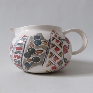Hornsea Paysanne 1989 vintage ceramic jug, cream, gravy, milk, water. Retro 80s