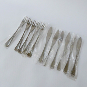 Old Hall vintage new Alveston set fish forks/knives Robert Welch Stainless Steel