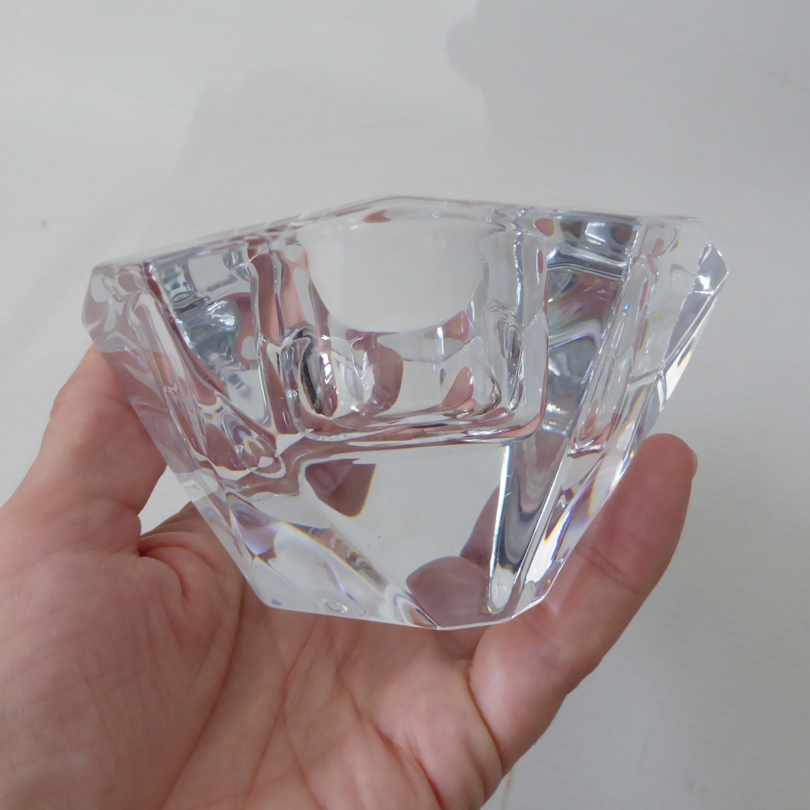 Orrefors Sweden Precious crystal tealight votive candle holder, Malin Lindahl - Image 10