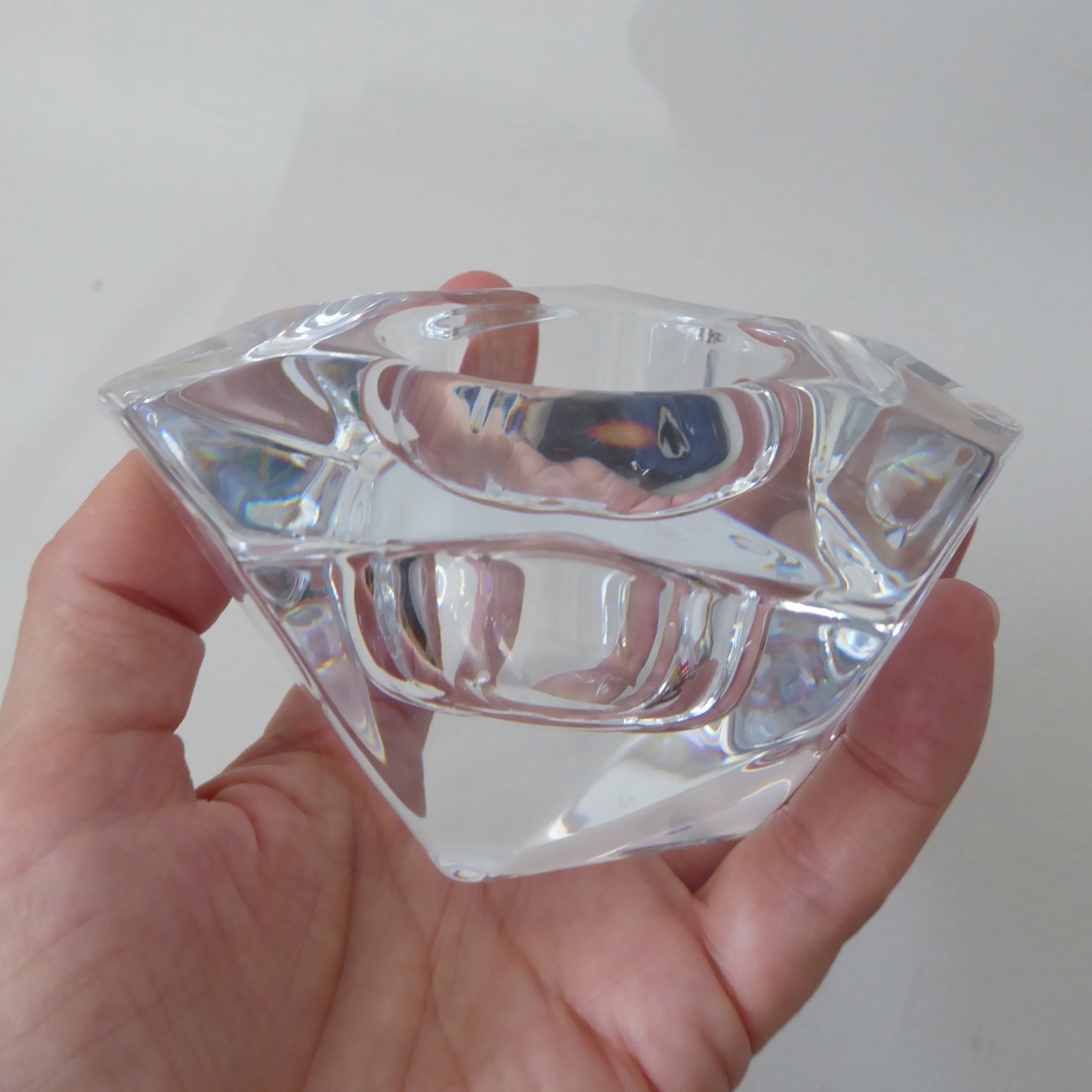 Orrefors Sweden Precious crystal tealight votive candle holder, Malin Lindahl - Image 11