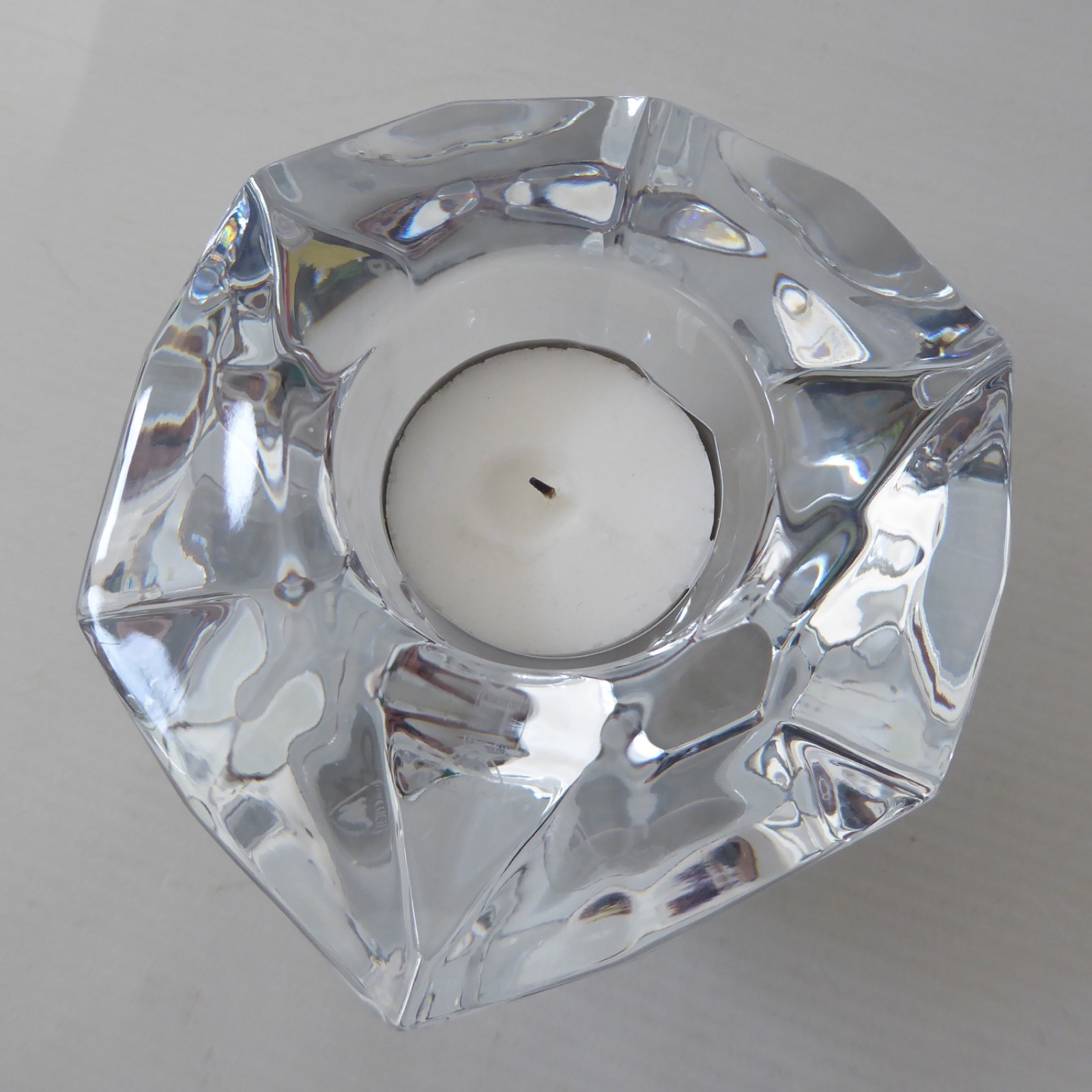 Orrefors Sweden Precious crystal tealight votive candle holder, Malin Lindahl - Image 2