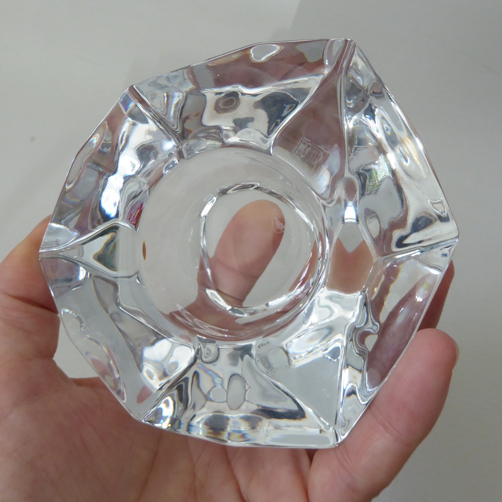 Orrefors Sweden Precious crystal tealight votive candle holder, Malin Lindahl - Image 3