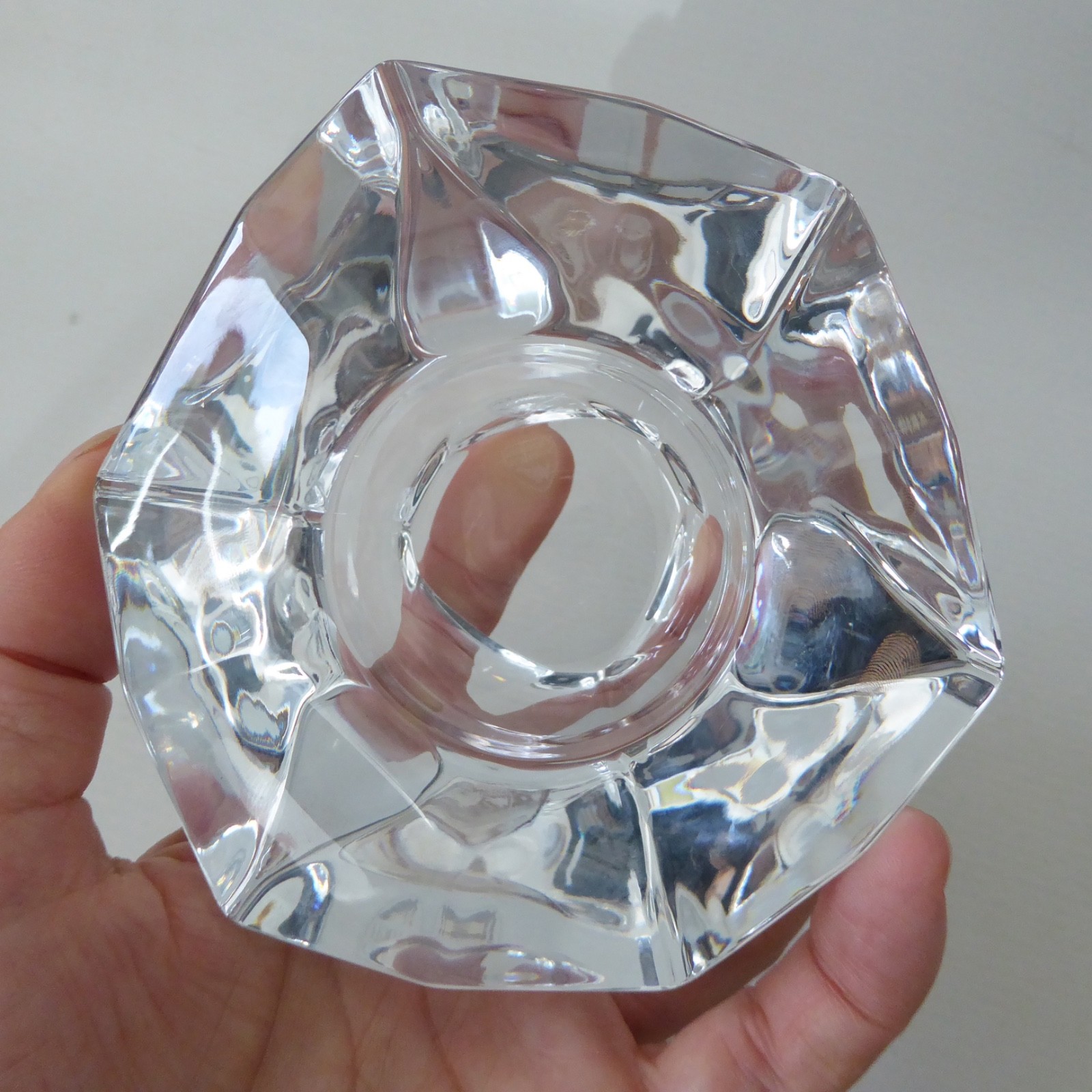 Orrefors Sweden Precious crystal tealight votive candle holder, Malin Lindahl - Image 4