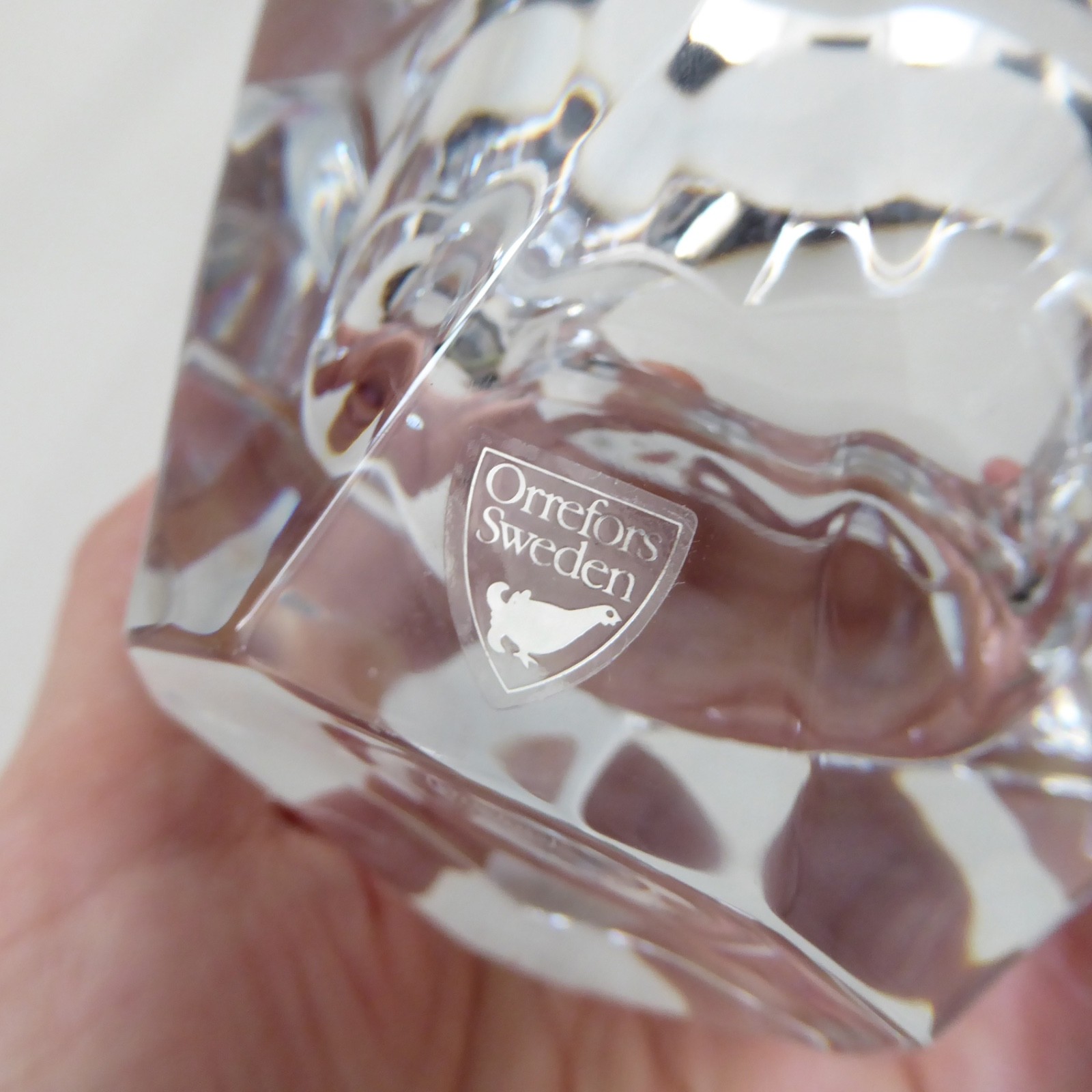 Orrefors Sweden Precious crystal tealight votive candle holder, Malin Lindahl - Image 5