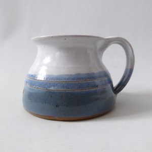 Scilly Isles studio pottery chunky handmade mug. Ceramic stoneware wheel thrown