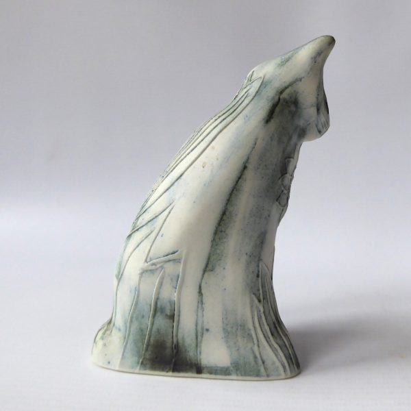 Vintage Carn Pottery Z6 cat figurine by John Beusmans. 1970s retro studio figure - Image 5