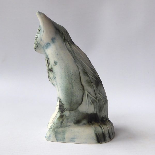 Vintage Carn Pottery Z6 cat figurine by John Beusmans. 1970s retro studio figure - Image 7