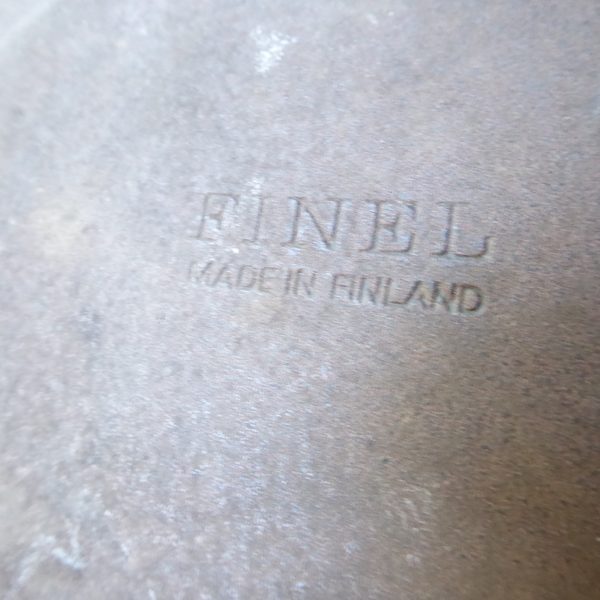 Vintage Finel Finland red enamel saucepan, Arabia Seppo Mallat 1970s retro pan - Image 18