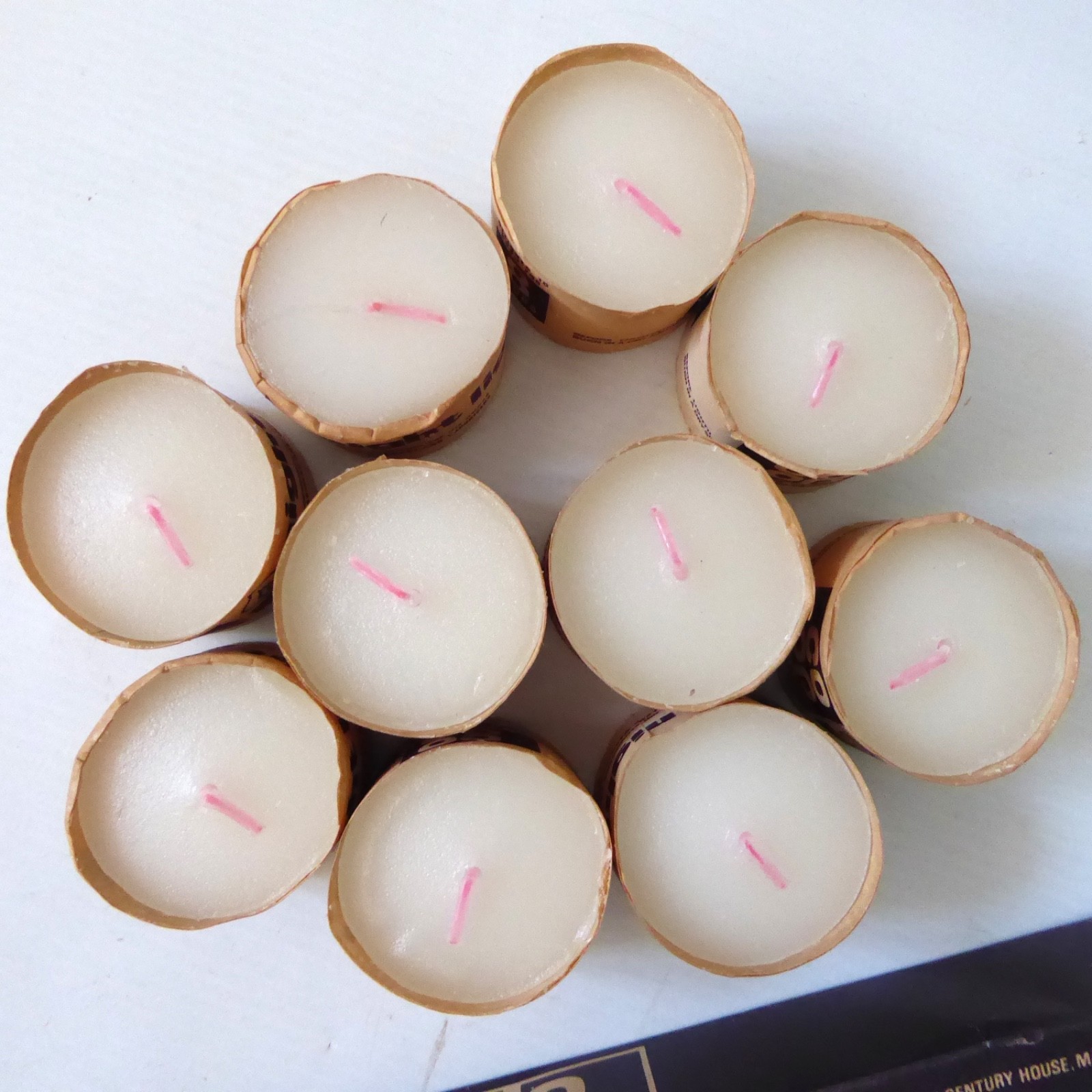 Vintage retro 1960s 1970s night light candles by Co-op, full box of 10 x 8 hours - Image 3