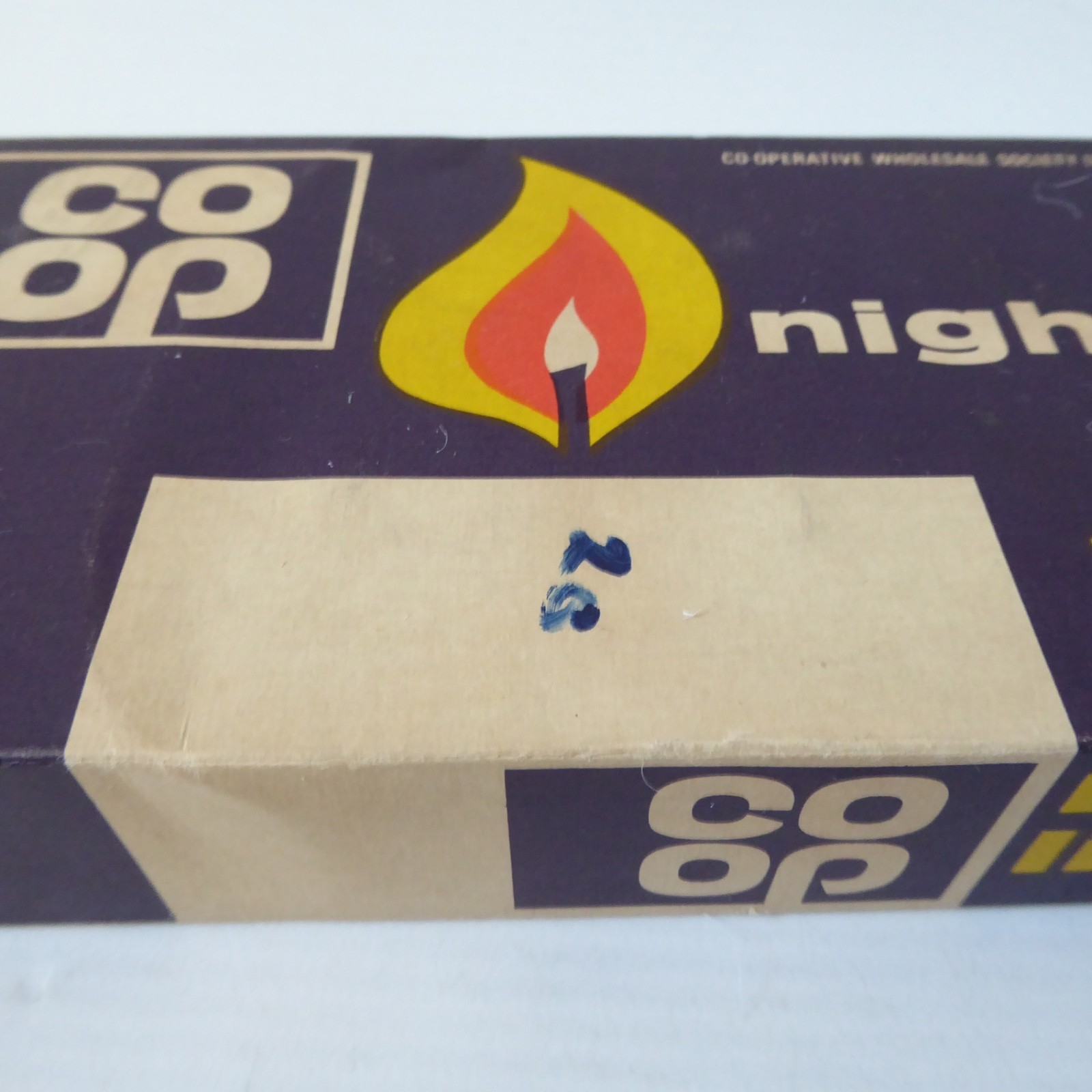 Vintage retro 1960s 1970s night light candles by Co-op, full box of 10 x 8 hours - Image 5