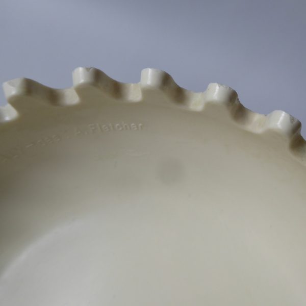 Alan Fletcher Clam cream ashtray/bowl. Retro 1970s/1980s vintage Mebel, Italy - Image 14