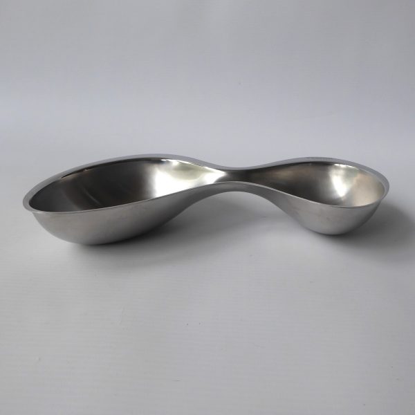 Alessi Babyboop 2-part inox s/steel serving dish, Ron Arad 2000, RA02. Peroni - Image 5