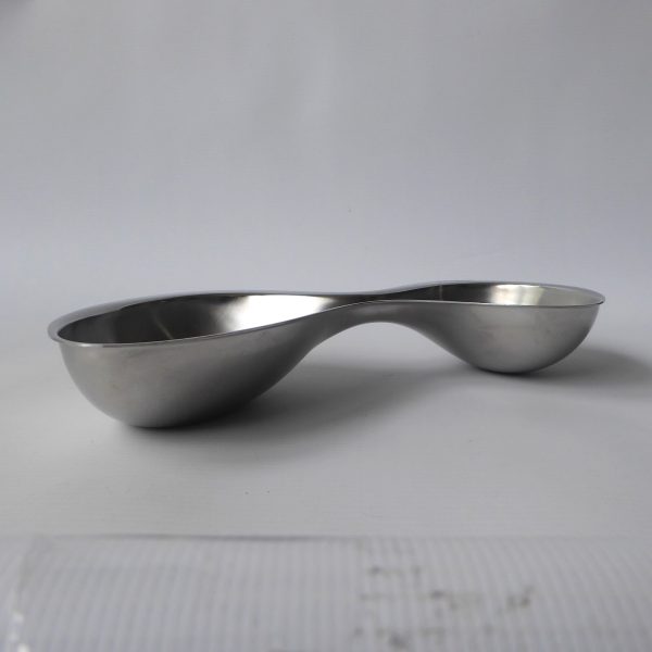 Alessi Babyboop 2-part inox s/steel serving dish, Ron Arad 2000, RA02. Peroni - Image 6