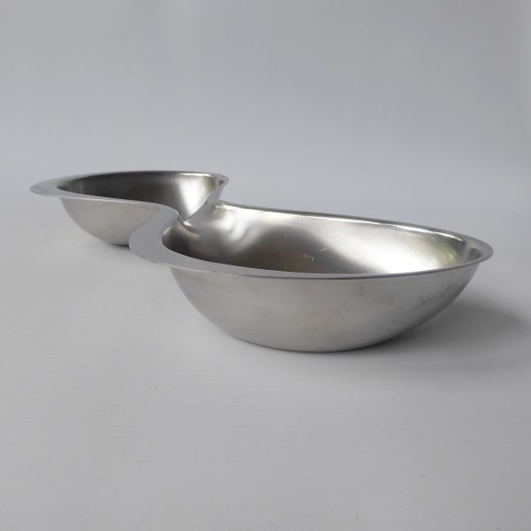 Alessi Babyboop 2-part inox s/steel serving dish, Ron Arad 2000, RA02. Peroni - Image 9
