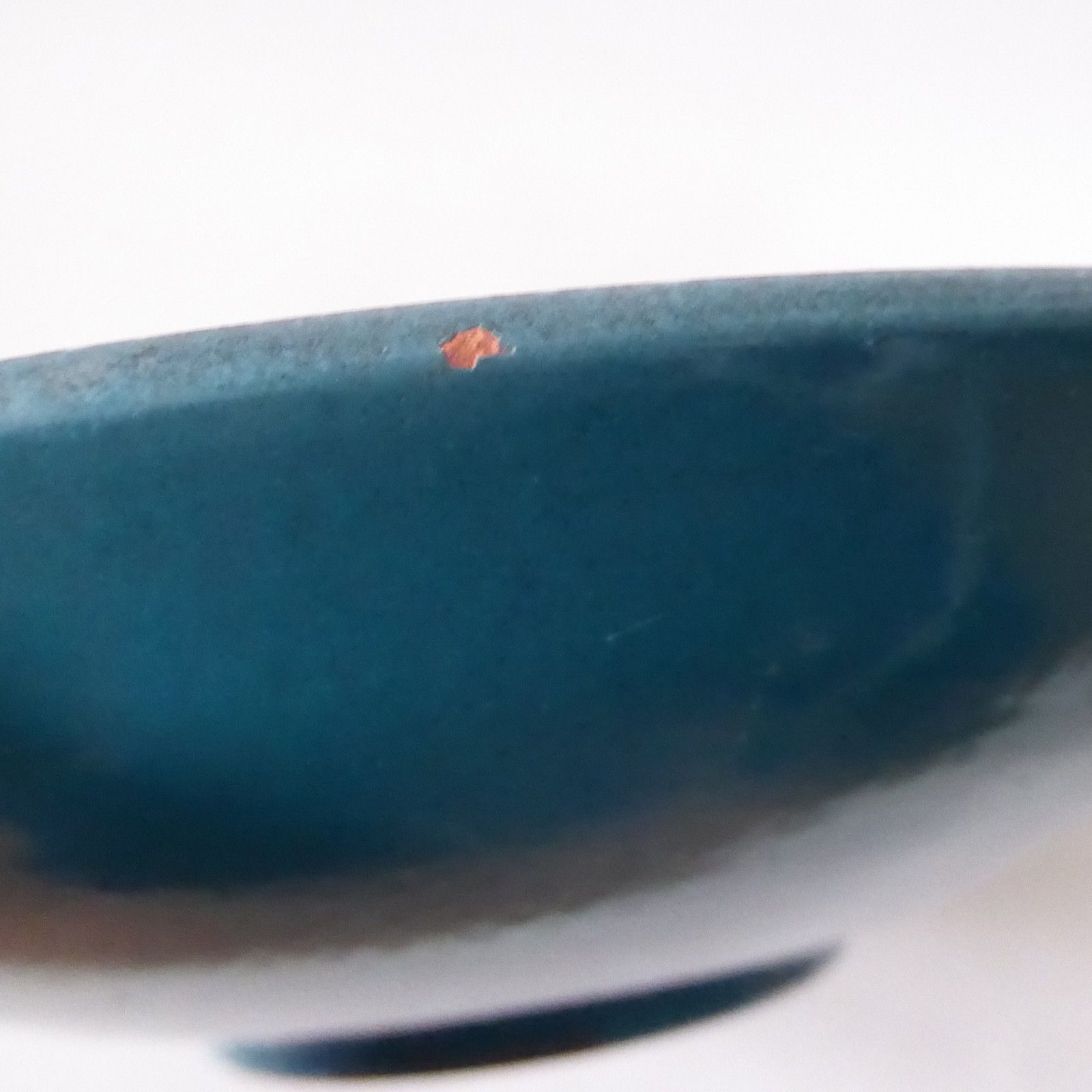 Carstens Tönnieshof Ankara 1002/1 bowl dish. Black & white + teal. West German - Image 11