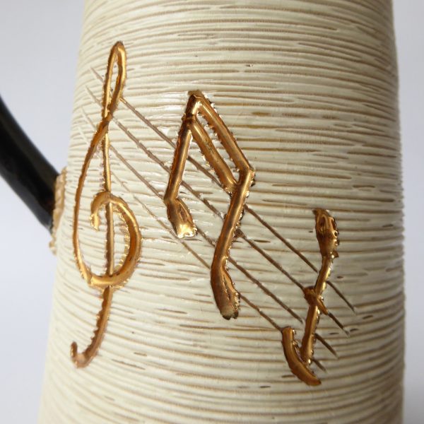 Fratelli Fanciullacci music jug vase 11266 Italy. Midcentury vintage retro 1950s - Image 6