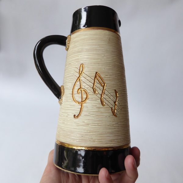 Fratelli Fanciullacci music jug vase 11266 Italy. Midcentury vintage retro 1950s - Image 10