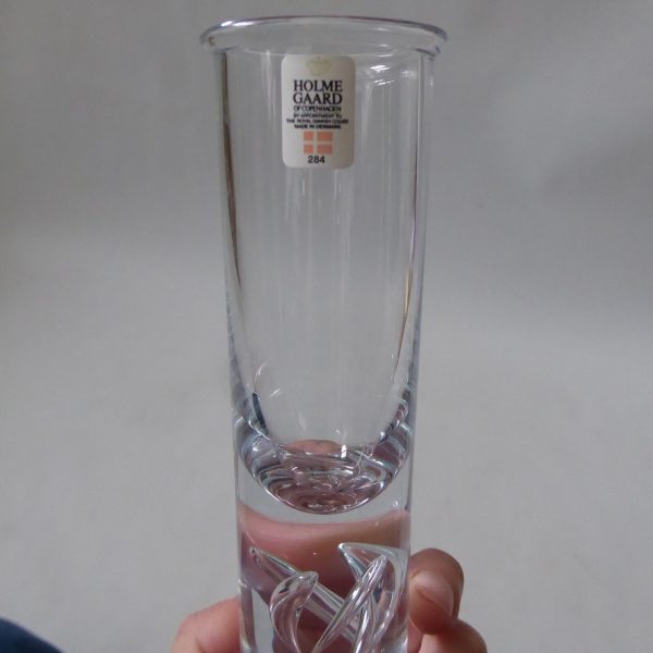 Holmegaard High Life drinking glass Per Lutken. Vintage Danish bubble stem 100ml - Image 10